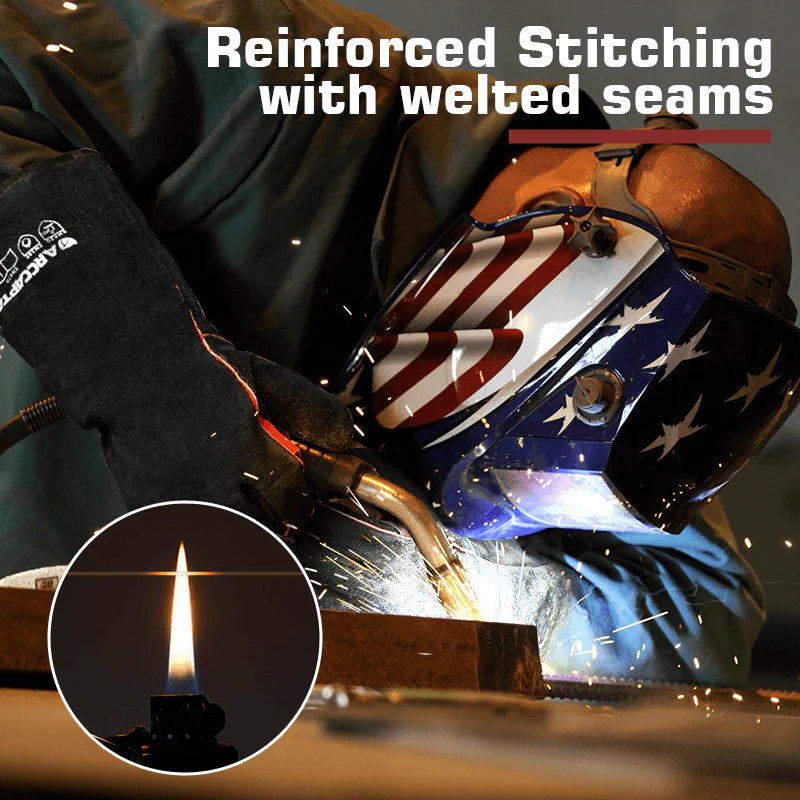 Luvas de Soldagem Multifuncional em Couro Bovino